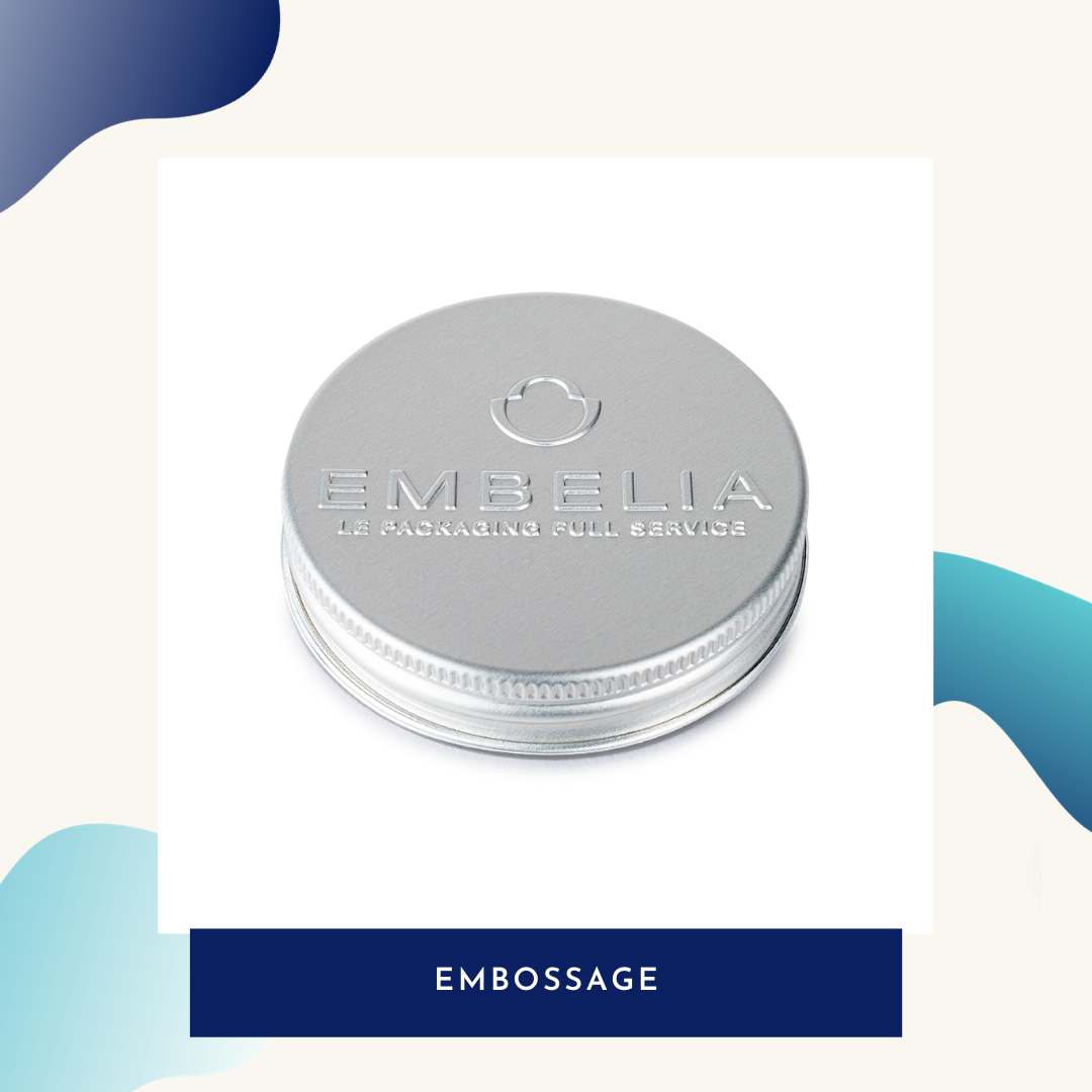 Couvercle aluminium avec embossage