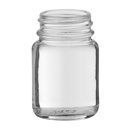 glass container col l o pillbox 30ml r3/33 flint glass