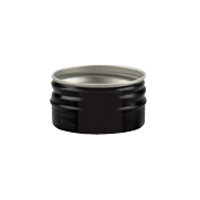 aluminium container black alu  jar  15 ml